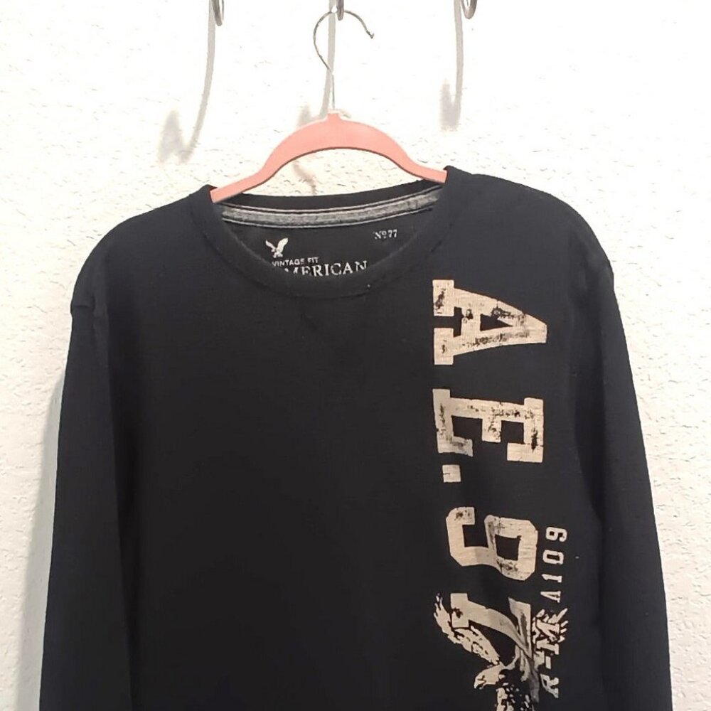 American Eagle Outfitters AE97 longsleeve thermal graphic shirt